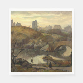 Szene im Central Park (New York City, NY, USA) Serviette