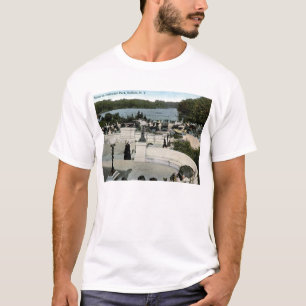 Szene im Delaware Park, Buffalo NY 1915 Vintage T-Shirt