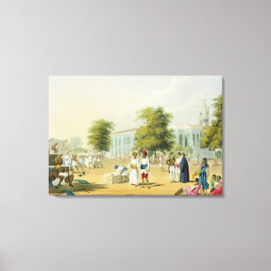 Szene in Bombay, von Volumen I 'Landschaft, Kostü Leinwanddruck