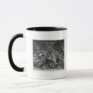 Szene in einem Spiel-Haus Tasse
