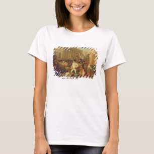 Szene in einer London-Straße, 1770 (Öl auf T-Shirt