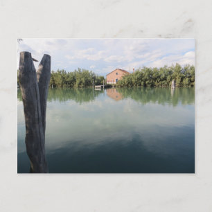Szene in Torcello, Italien Postkarte