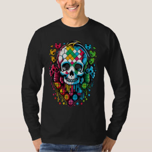 Szene-Kind Scenecore-Ästhetik-Totenkopf-Goth-Noch T-Shirt