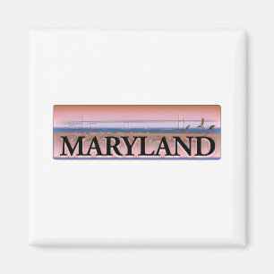 Szene Marylands Chesapeake Bay Magnet