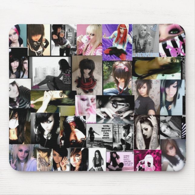 SZENE UND EMO GIRLLz Mousepad (Vorne)