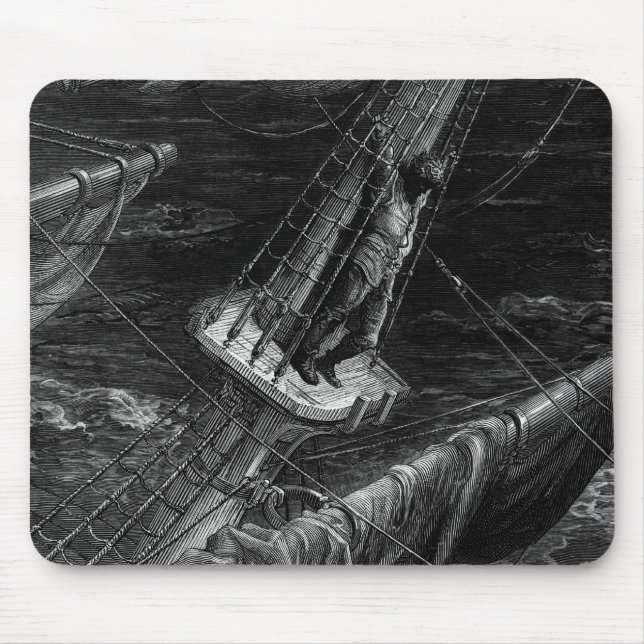 Szene 'vom Raureif des alten Mariner Mousepad (Vorne)