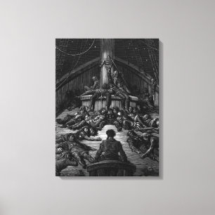 Szene "vom Raureif des alten Seemannes" 3 Leinwanddruck