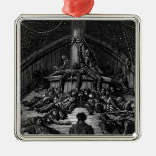 Szene "vom Raureif des alten Seemannes" 3 Ornament Aus Metall