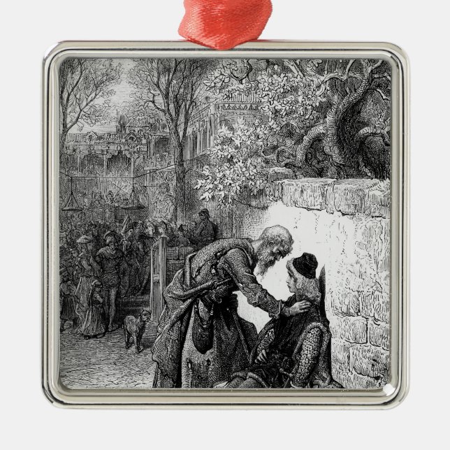 Szene "vom Raureif des alten Seemannes", Ornament Aus Metall (Vorne)