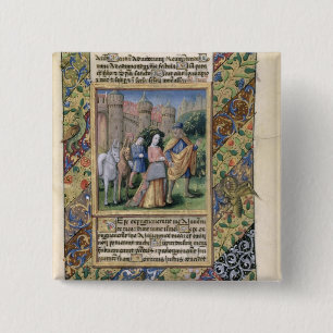 Szene von den 'Stunden von Louis d'Orleans Button