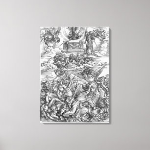 Szene von der Apokalypse Leinwanddruck