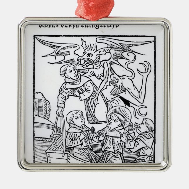 Szene 'von der Navigation von St. Brendan Ornament Aus Metall (Vorne)