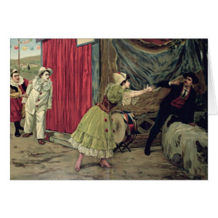 Szene von der Oper 'Pagliacci