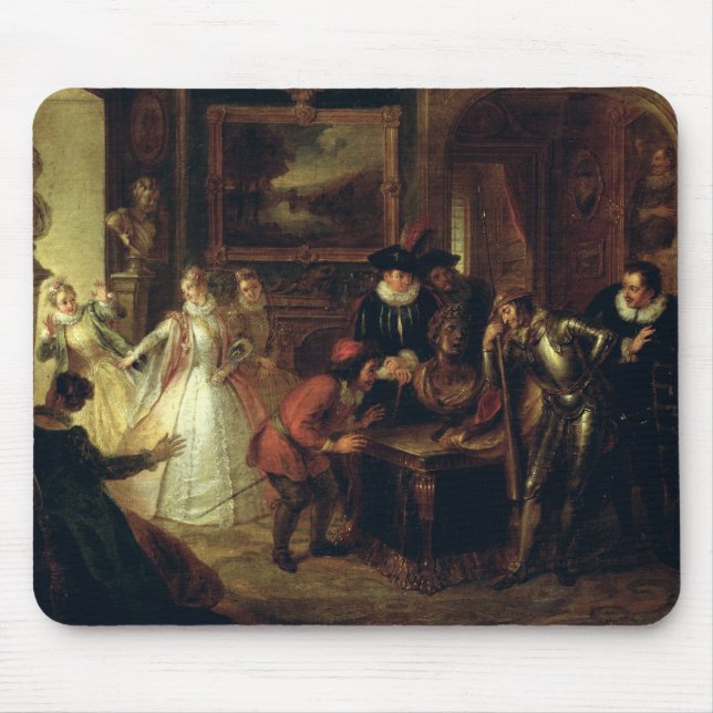 Szene von 'Don Quichote de la Mancha' Mousepad (Vorne)