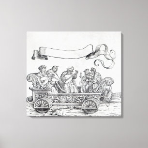 Szene von Maximilian Siegesprozession Leinwanddruck