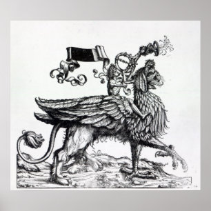 Szene von Maximilian Siegesprozession Poster