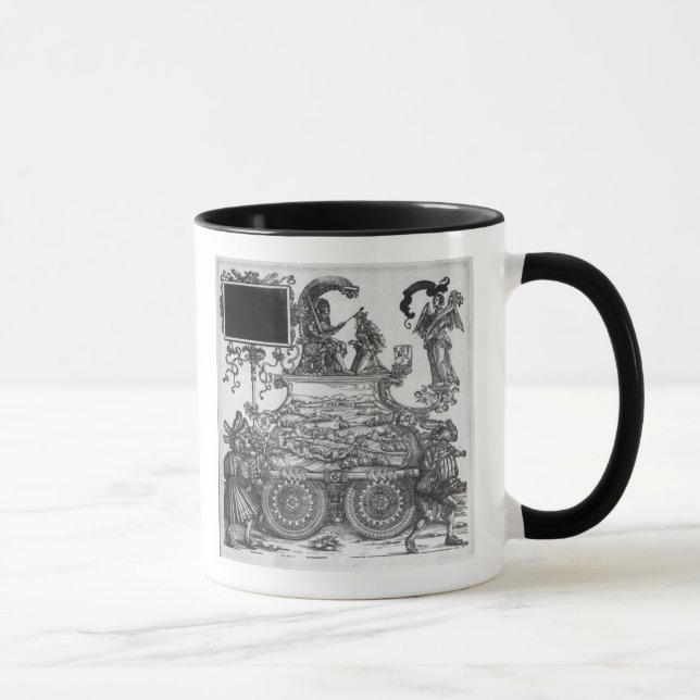 Szene von Maximilian Siegesprozession Tasse (Rechts)