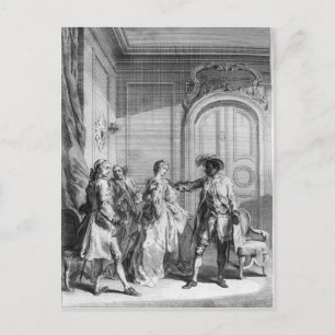 Szene von "Othello" von William Shakespeare Postkarte