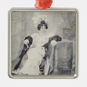 Szene von Tat II der Oper 'La Boheme Silbernes Ornament