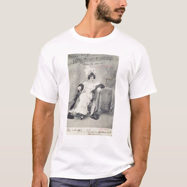 Szene von Tat II der Oper 'La Boheme T-Shirt (Vorderseite)