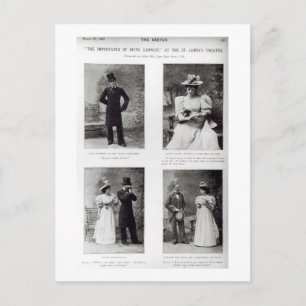 Szenen aus der Bedeutung des Ernstes, von Os Postkarte