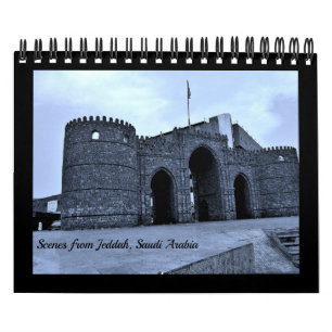 Szenen aus Jeddah, Saudi-Arabien Kalender