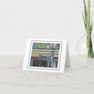 Szenen aus New Orleans Notecard Dankeskarte