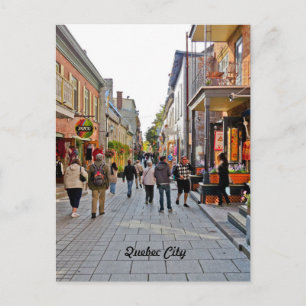 Szenen aus Quebec City Postkarte