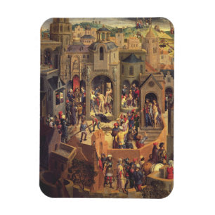 Szenen der Kreuzigung Christi Magnet