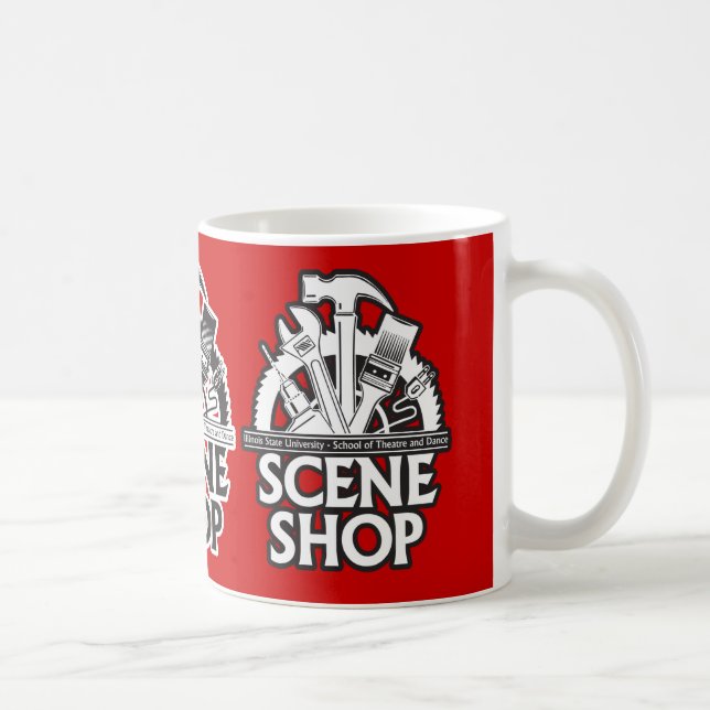 Szenen-Geschäfts-Tasse Kaffeetasse (Rechts)