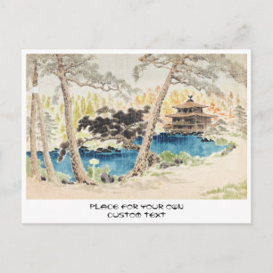 Szenen heiliger Orte, Kinkakuji-Tempel, Kyoto Postkarte