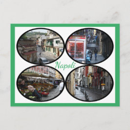 Szenen in der Napoli-Straße Postkarte