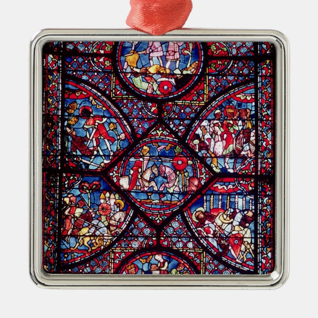 Szenen vom Leben von Karl der Große Ornament Aus Metall (Vorne)