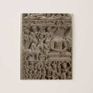 Szenen von Buddhas Leben, Sarnath, Uttar Pradesh Puzzle