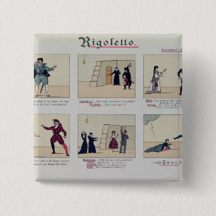 Szenen von der Oper 'Rigoletto Button