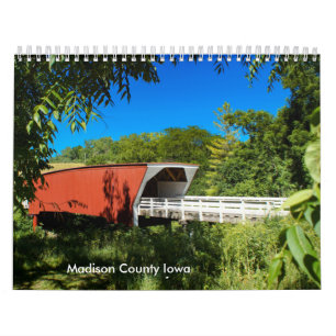 Szenen von Madison County Iowa Kalender