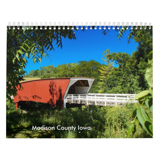 Szenen von Madison County Iowa Kalender (Titelbild)