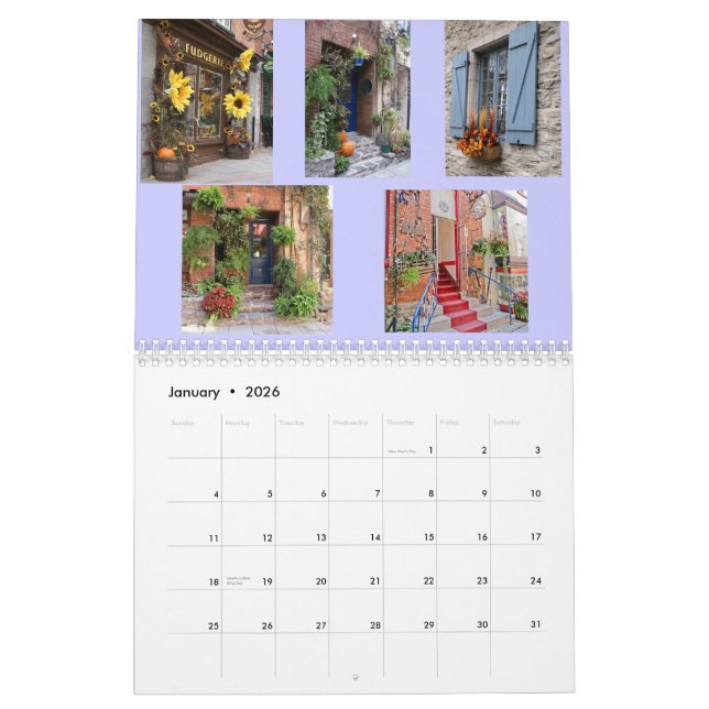 Szenen von Québec-Stadt Kalender (Jan 2026)