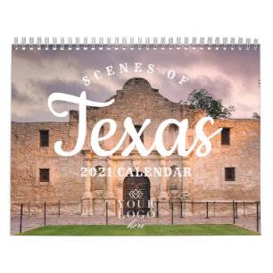 Szenen von Texas 2021 Custom Logo Calendar Kalender