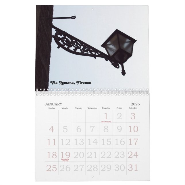 Szenen von Toskana Kalender (Jan 2026)