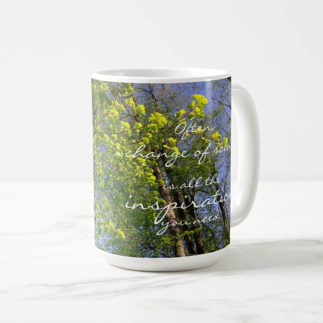 Szenenwechsel, Inspiration, die Sie brauchen, Lind Kaffeetasse (VorderseiteRechts)