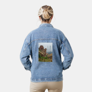 Szenische "Red Rock" Jeansjacke