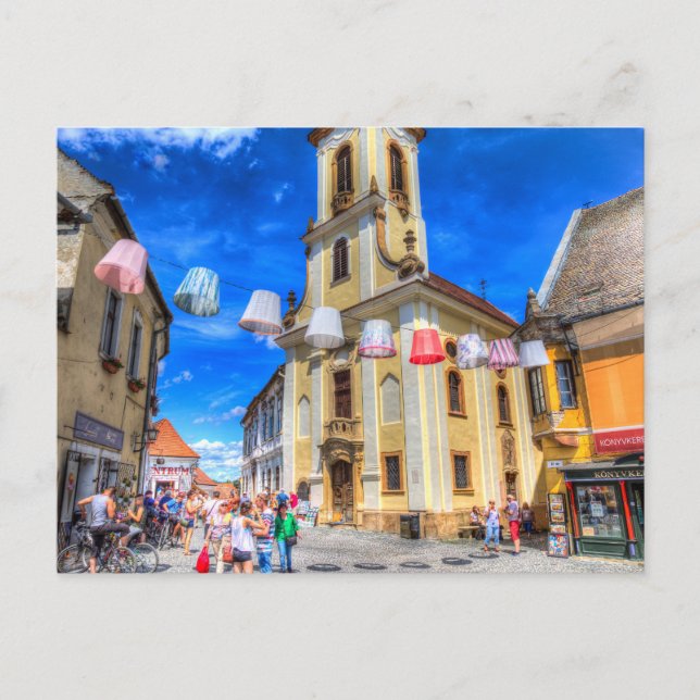 Szentendre Stadt Budapest Postkarte (Vorderseite)