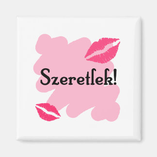 Szeretlek - Ungarisch I Liebe Sie Magnet