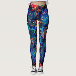 Szintillationssternfeld in allen Print-Leggings Leggings