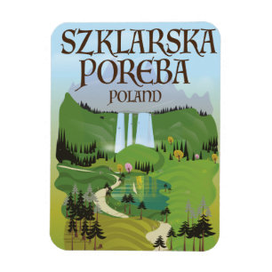 Szklarska Poreba Polen Reiseplakat Magnet