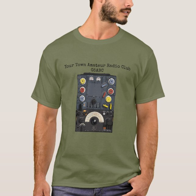 T1154 R1155 Lancaster Bomber WWII Funkrufzeichen T-Shirt (Vorderseite)