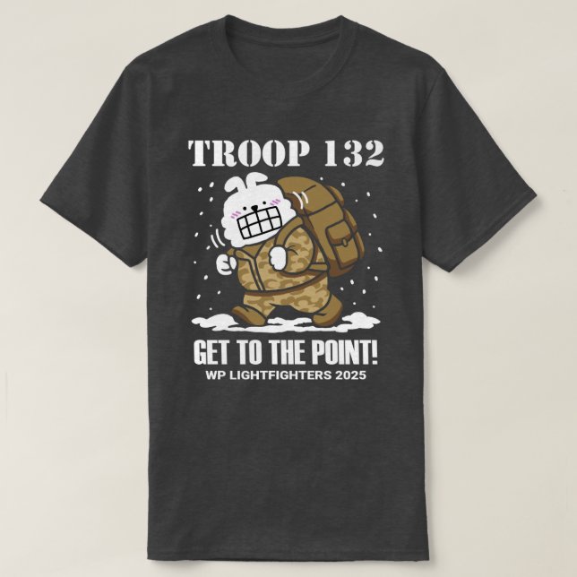 T132 — GEHEN SIE ZUM PUNKT! Tee Shirt [v2] (Design vorne)