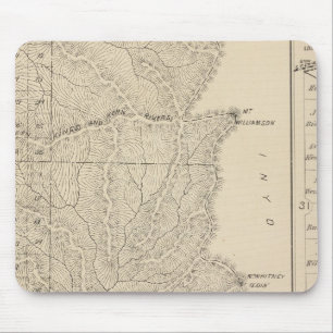 T1417S R3235E Tulare Landkreis Karte Mousepad