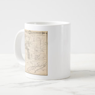 T17S R23E Tulare Landkreis Karte Jumbo-Tasse